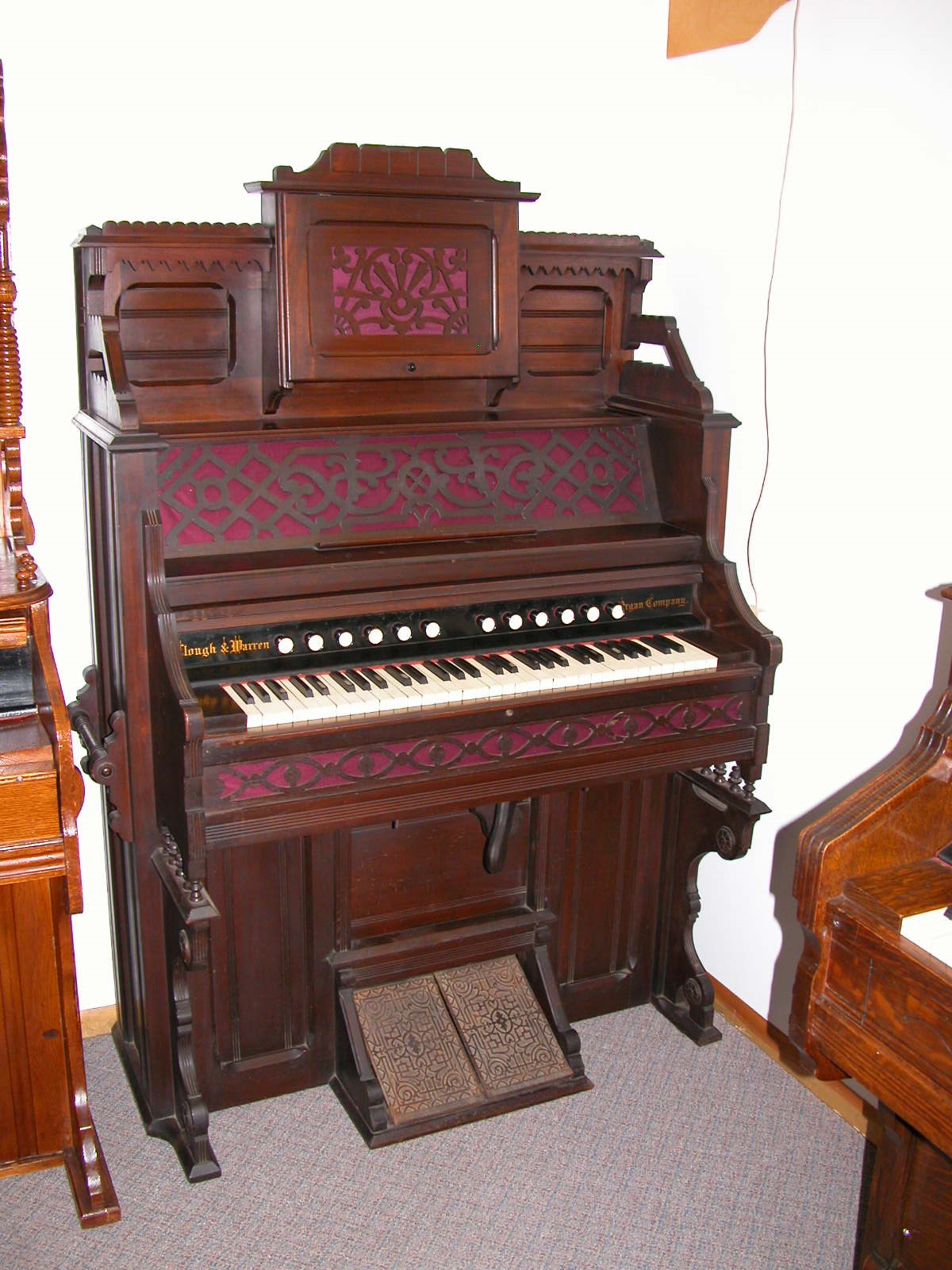 1869 Clough & Warren Organ Co. I.D. No. #22
