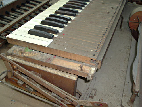 The Dirt that can build up inside a 100 year old reed organ