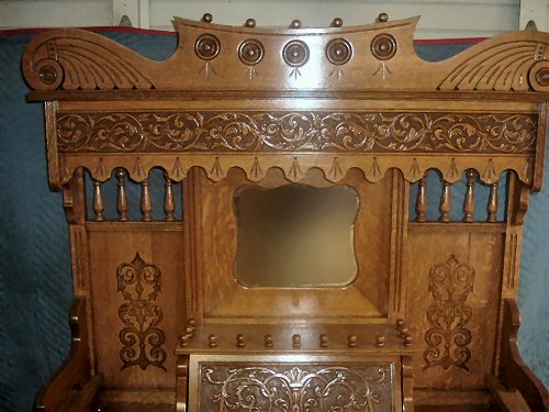 Refinished Pump Organ Hutch
