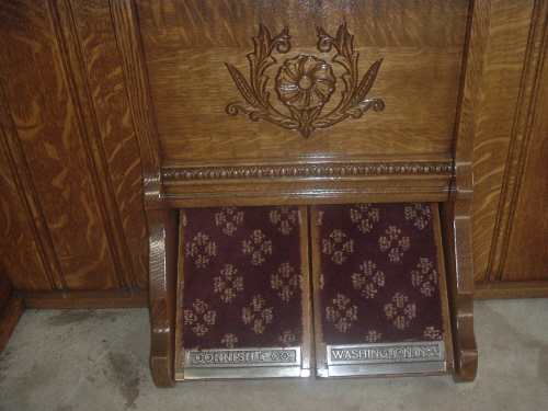 Refinished Pump Organ Pedals