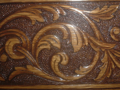 Refinished Pump Organ Hutch - Details