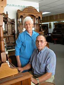 Dick and Bernice Rhea of Reha Antique Pump Organs